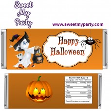 Halloween Candy Bar Wrappers, design 04 Halloween Candy Bar Wrappers, design 04